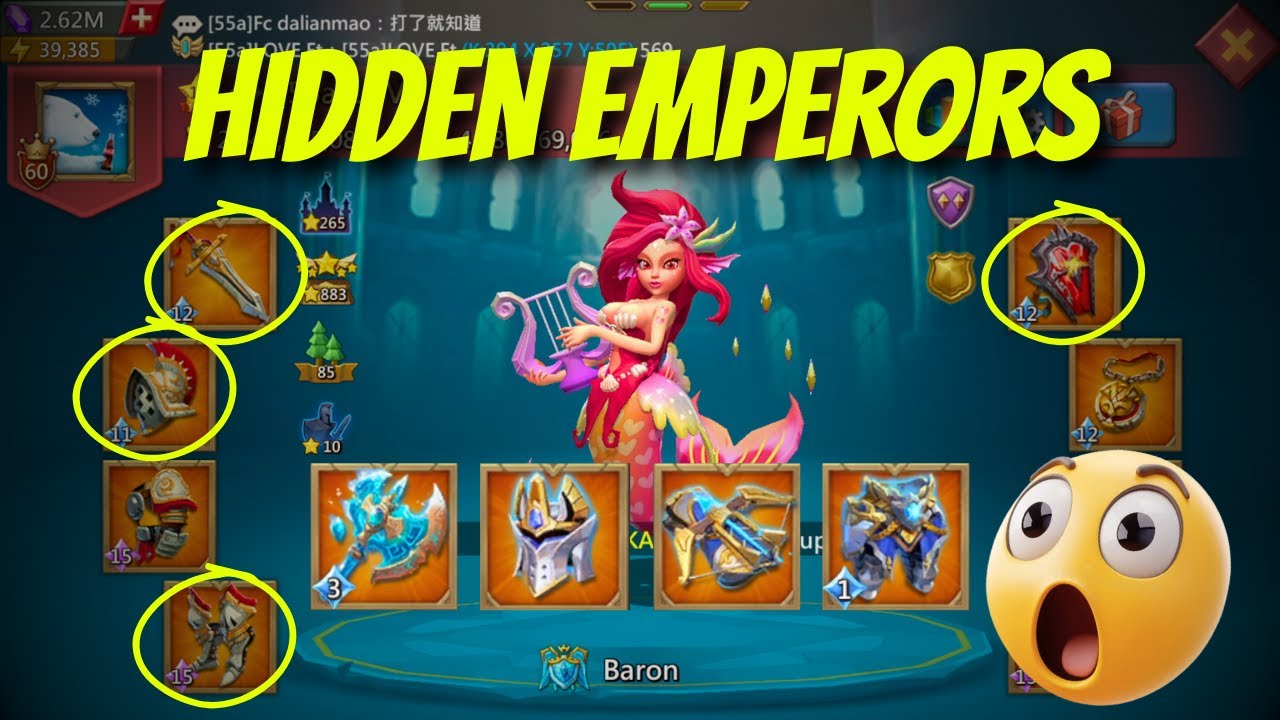 This Account Hid 4 Emperor Pieces!! WHY Servers Restart during WOW??- Lords Mobile