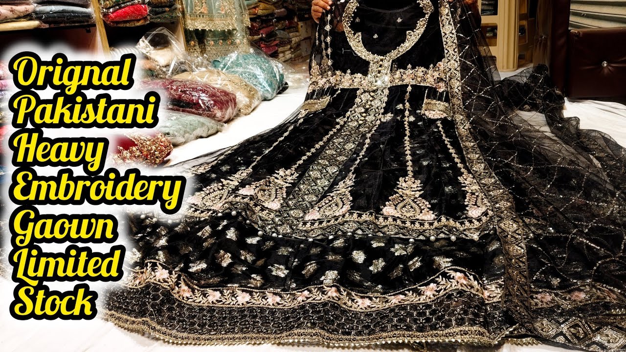 Orignal Pakistani Heavy Embroidery Gaown Frock ❤️