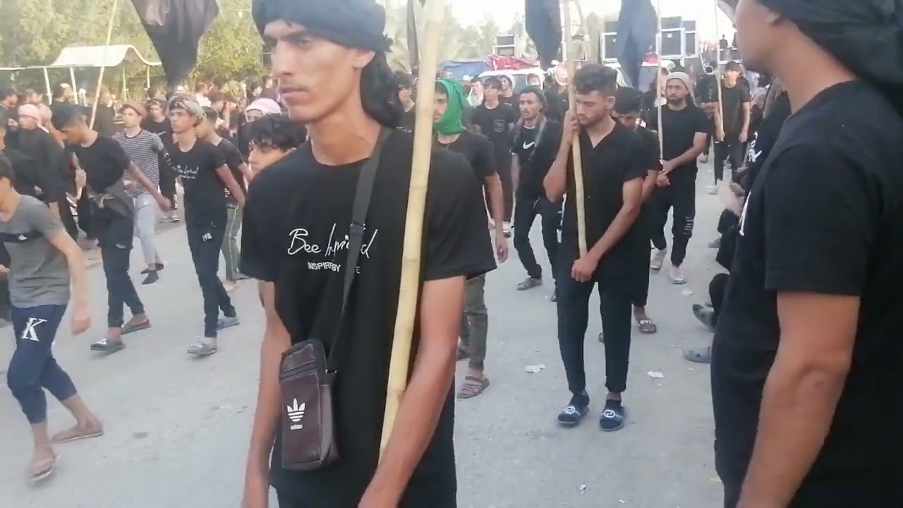 استعراض موكب شهيد الجمعه الحسيني السماوه