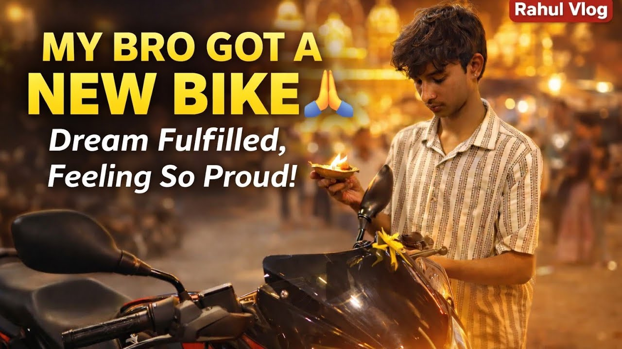 New Bike Puja Vlog 🙏 | Feeling So Proud