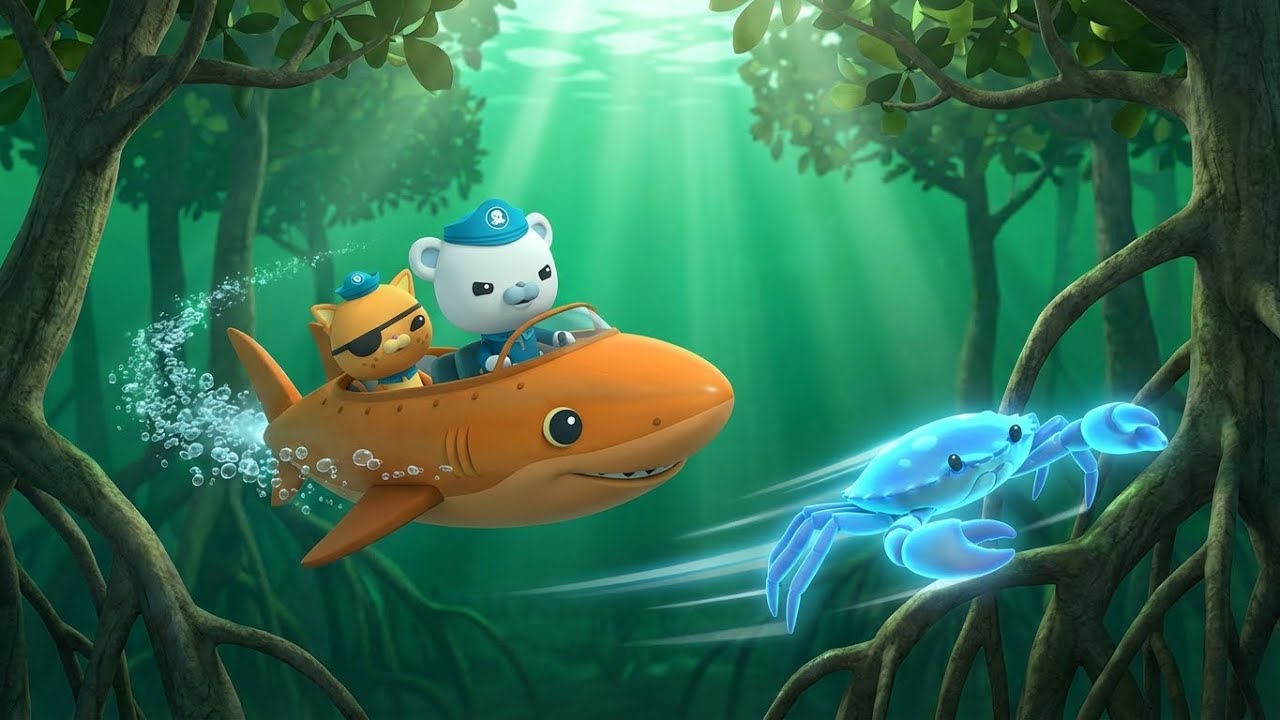 ⚓ Blue Swimmer Crab Rescue! 🦀   High Speed Estuary Chase   Octonauts Full Episode