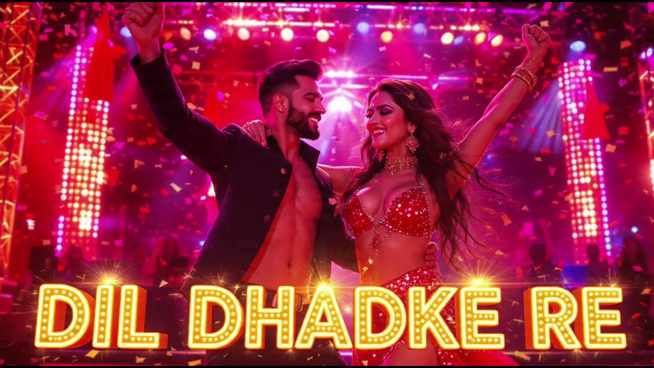 दिल धड़के रे ❤️नया बॉलीवुड डांस सॉन्ग 2025पार्टी एंथम | डीजे हिट सॉन्ग हिंदी डांस वीडियो#DilDhadkeRe