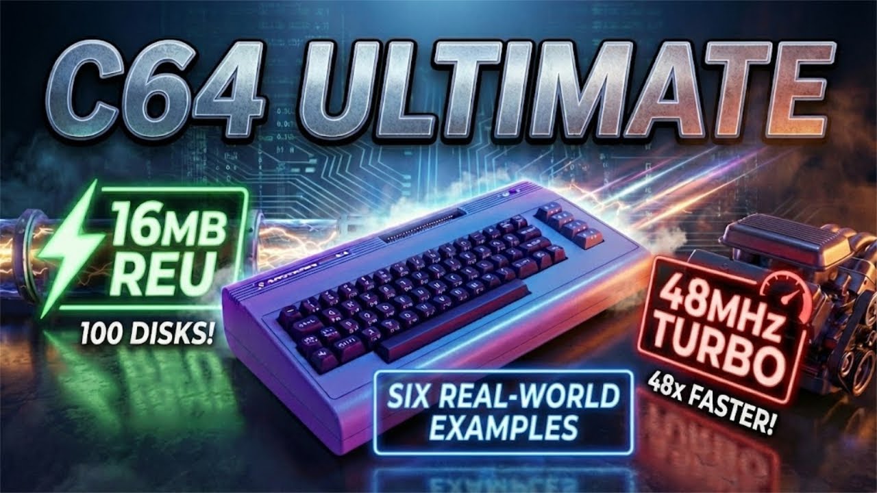 16MB RAM & 48MHz Turbo: 6 Supercharged Examples on the C64 Ultimate