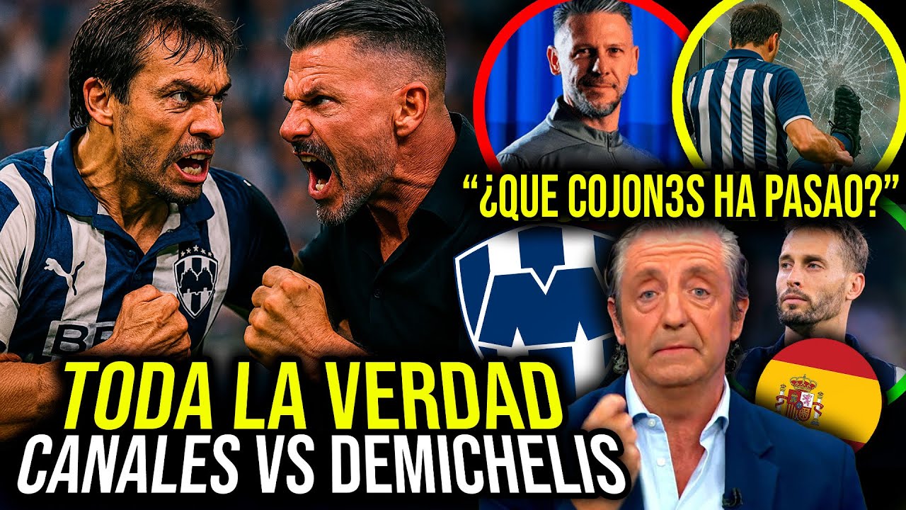 PRENSA ESPA&Ntilde;OLA REACCIONA a Pelea de Sergio Canales VS Demichelis | El 10 de Rayados qued&oacute; HERIDO