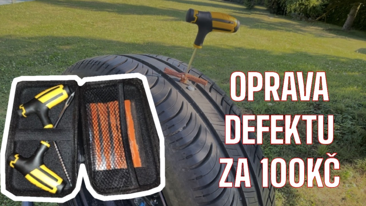 OPRAVA DEFEKTU SADOU ZA 100KČ Z ČÍNY - bez nutnosti demontáže kola - KNOTOVOU METODOU