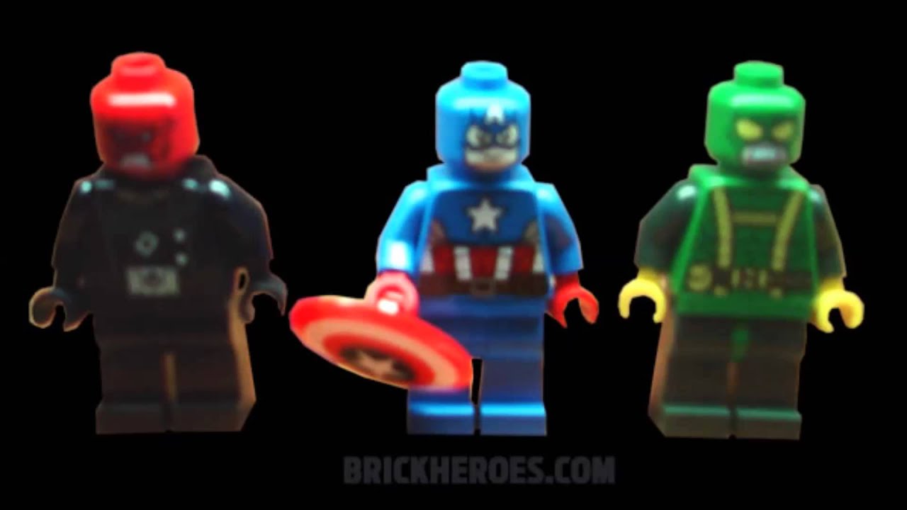 LEGO Marvel 2014 Captain America, Red Skull, and HYDRA figures! + LEGO The Simpsons Lisa and Marge!
