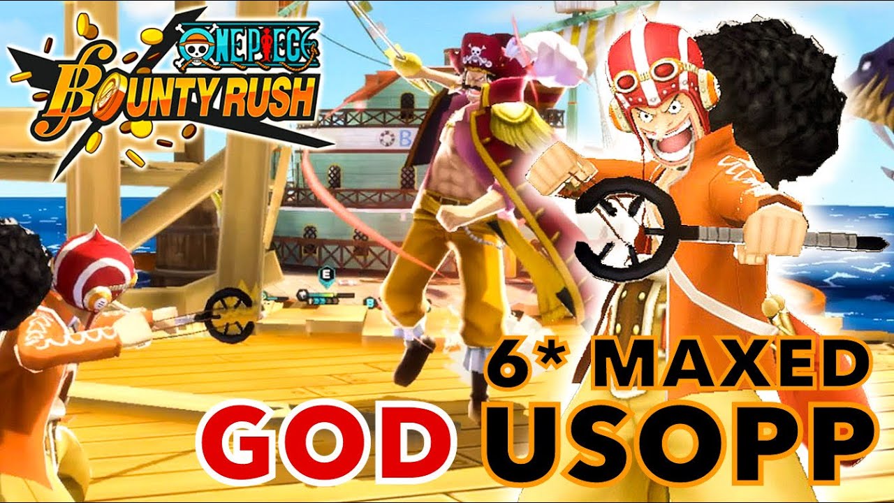 6* MAXED SAVIOR GOD USOPP(Roger & Oden NEMESIS!) SS League Gameplay | One Piece Bounty Rush | OPBR