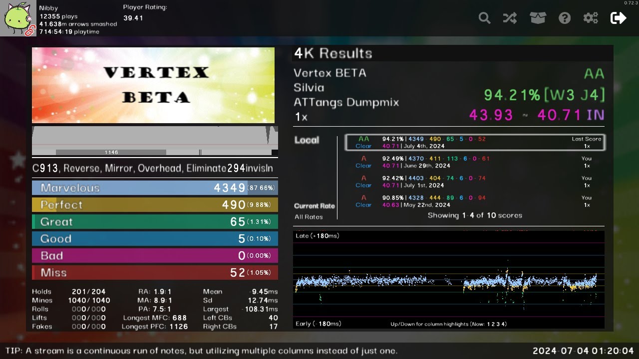 player with recessed chin plays vertex beta the ez way