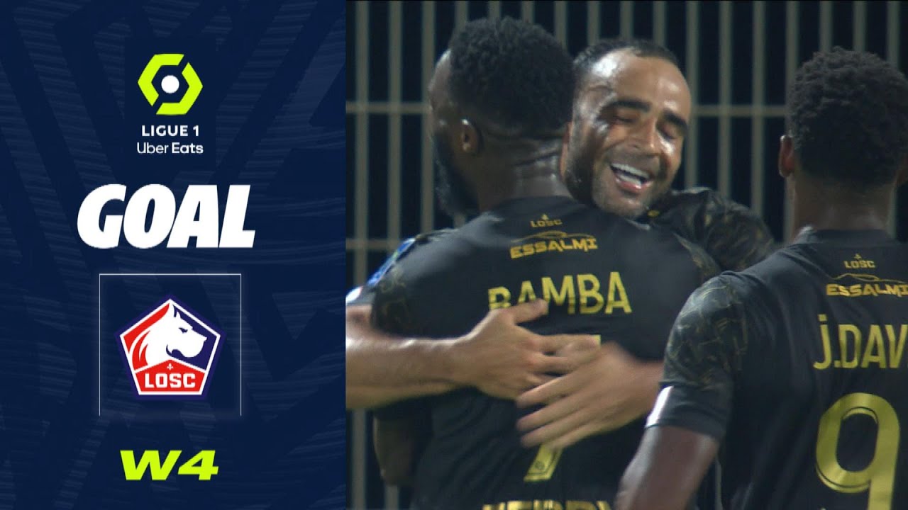 Goal Jonathan BAMBA (43' - LOSC) AC AJACCIO - LOSC LILLE (1-3) 22/23