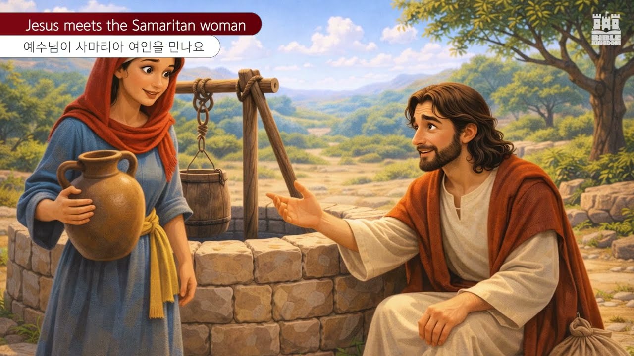 [바이블킹덤 Year3] Winter /  Week 08. Message / *Samaritan woman about living water사마리아 여인과 생수에 대한 이야기