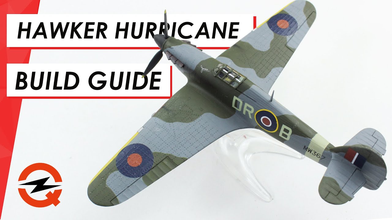 Сборка модели самолёта Airfix Hawker Hurricane