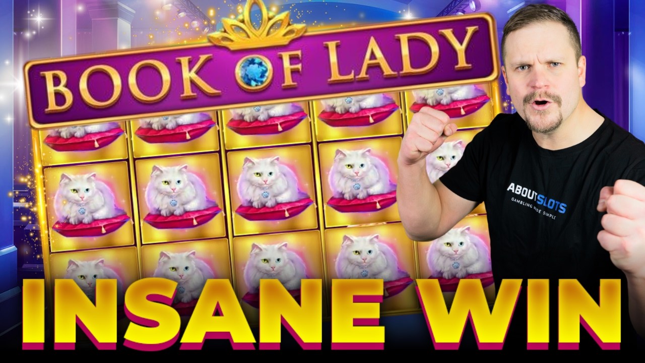 NAJWIĘKSZA WYGRANA W BOOK OF LADY, JAKĄ KIEDYKOLWIEK WIDZIAŁAM!! NIESAMOWITE WYPŁATY BONUSOWE!! 💰💸
