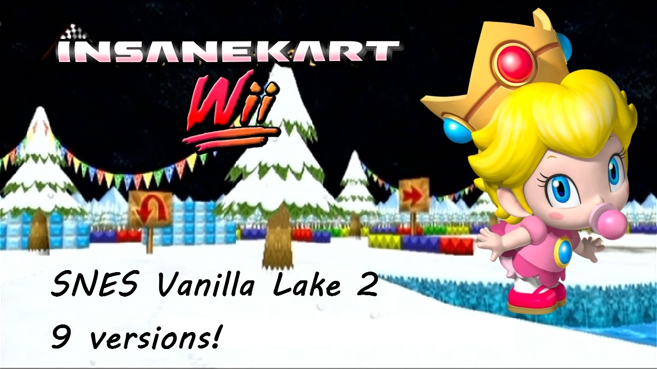 [MKWii] SNES Vanilla Lake 2 - 9 versions!