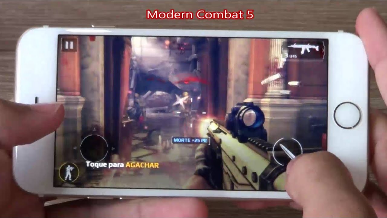Teste 10 Jogos Pesados Apple iPhone 6 - Melhores Games