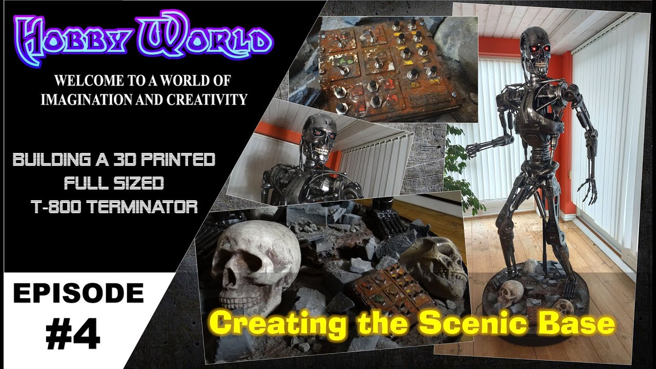 Building a 3D printed Full Scale T-800 Terminator Endoskeleton - Episode 4