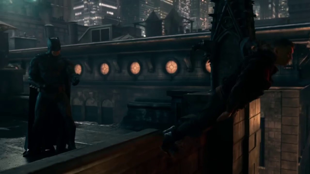 Batman vs Parademon - 《Justice League - Opening Scene》 - (Exclusive-HD)