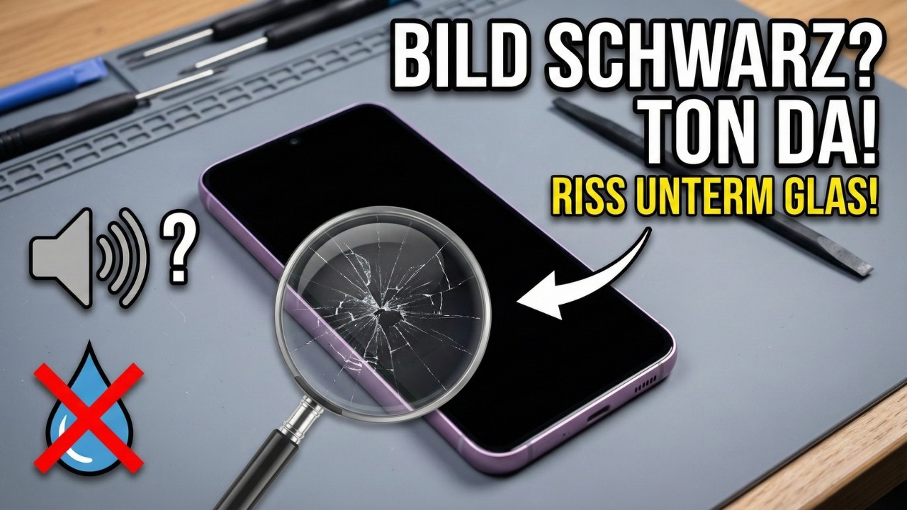Samsung A55: Ton da, Bild schwarz? 💧 Wasserschaden oder Display-Tod?