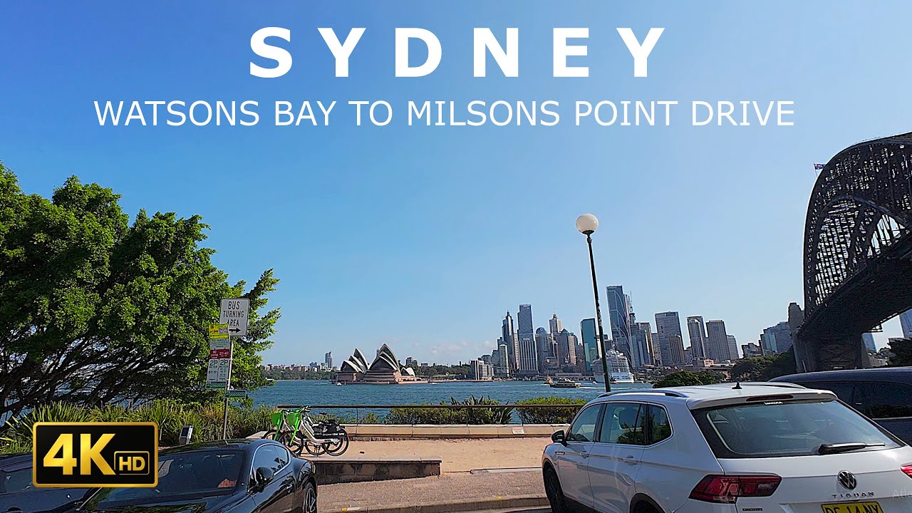Driving Sydney's Richest Suburbs – From Watsons Bay To Milsons Point | 4K HD ASMR POV Drive