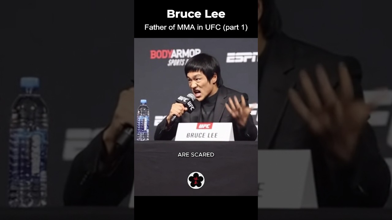 Bruce Lee in UFC 333 press confere nce 