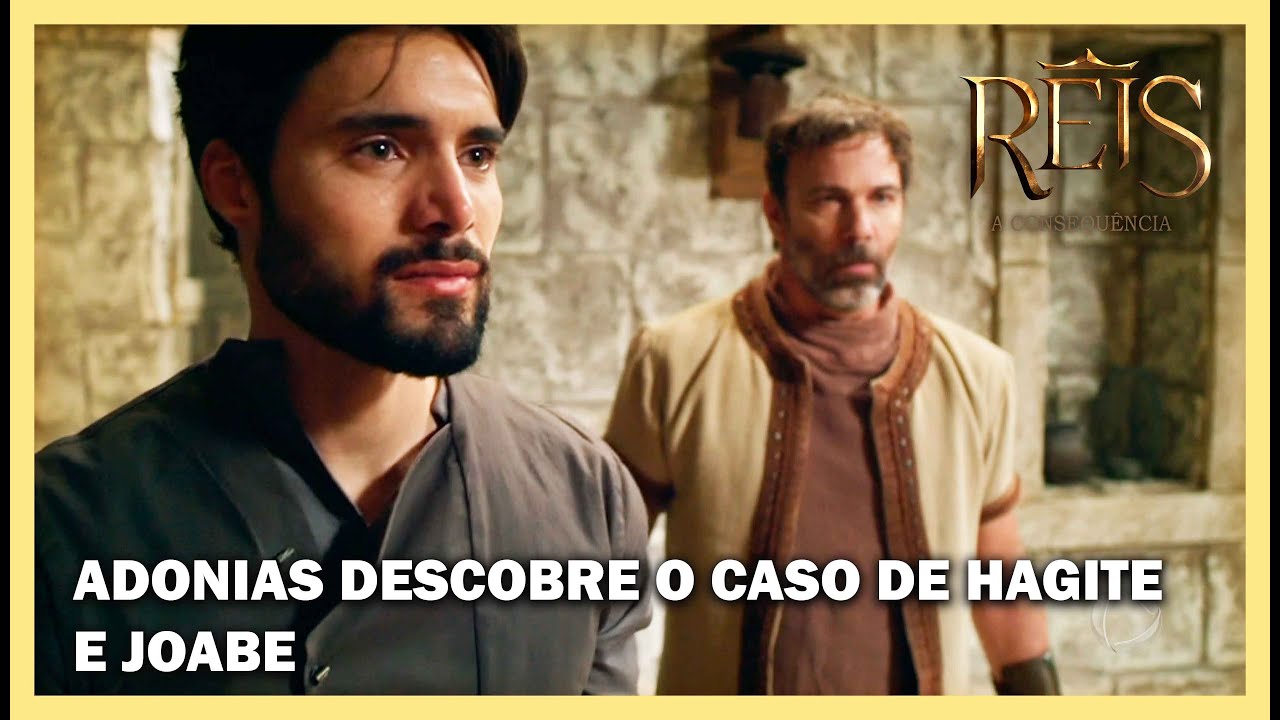 Adonias descobre o caso de Hagite e Joabe | NOVELA REIS