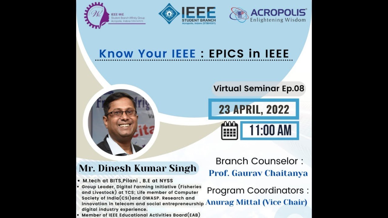 Know Your IEEE: EPICS IN IEEE