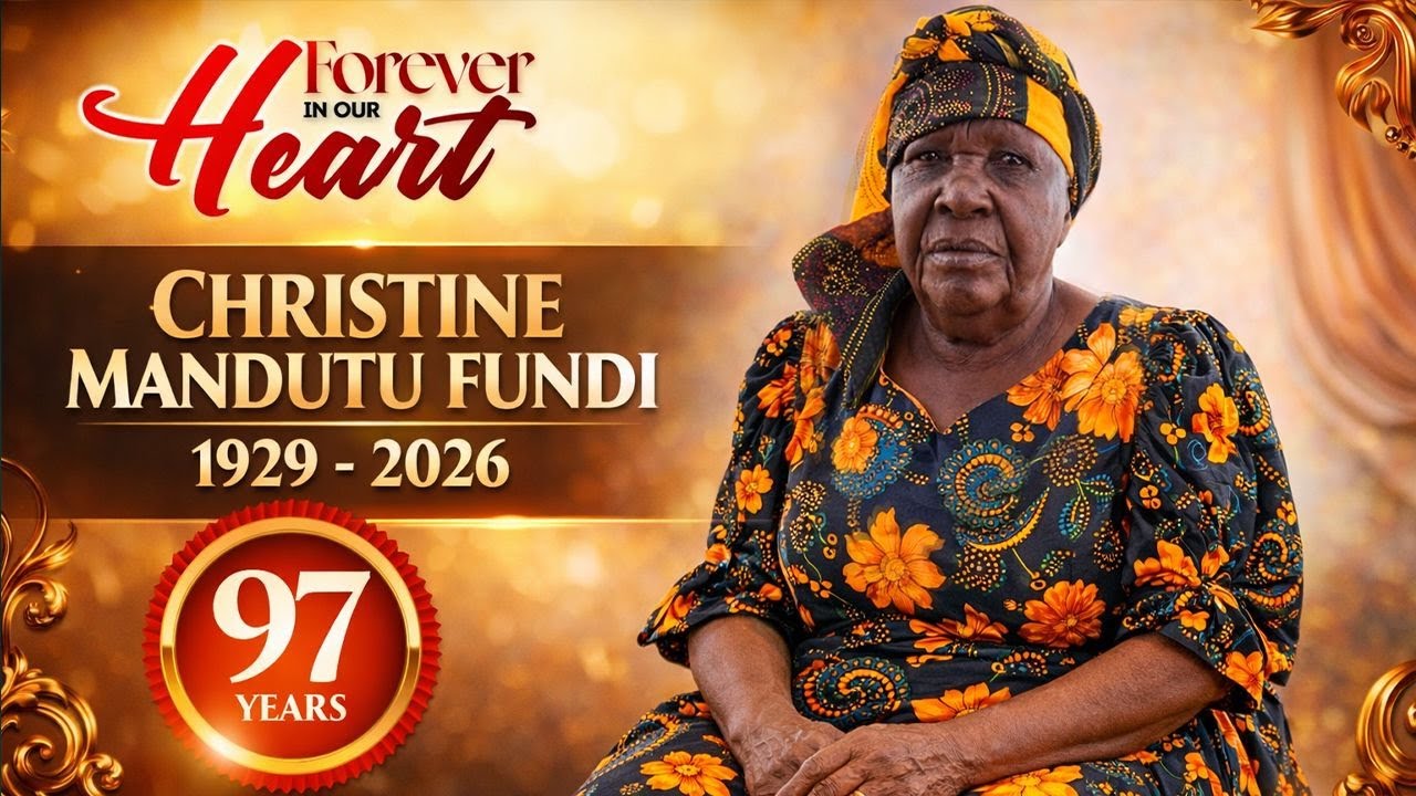 💔KIBOHA KOKO  CHRISTINE MANDUTU FUNDI 1929 - 2026💔