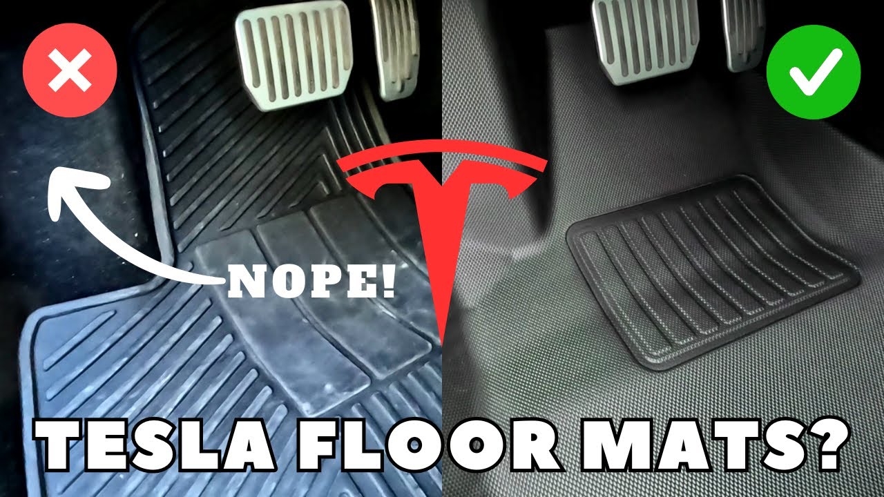 TESLA MODEL 3 FLOOR MATS😁Inexpensive Looks Great & Protect👍