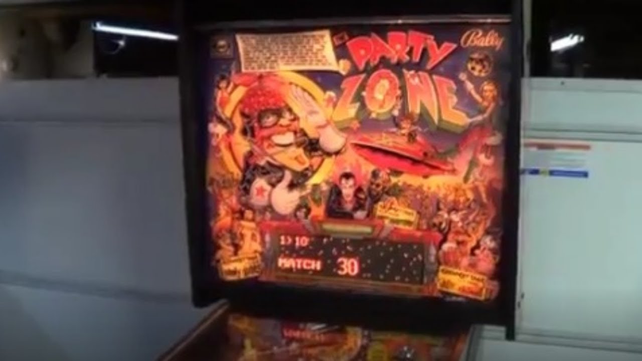 PARTY ZONE PINBALL MACHINE - BY BALLY 1991
