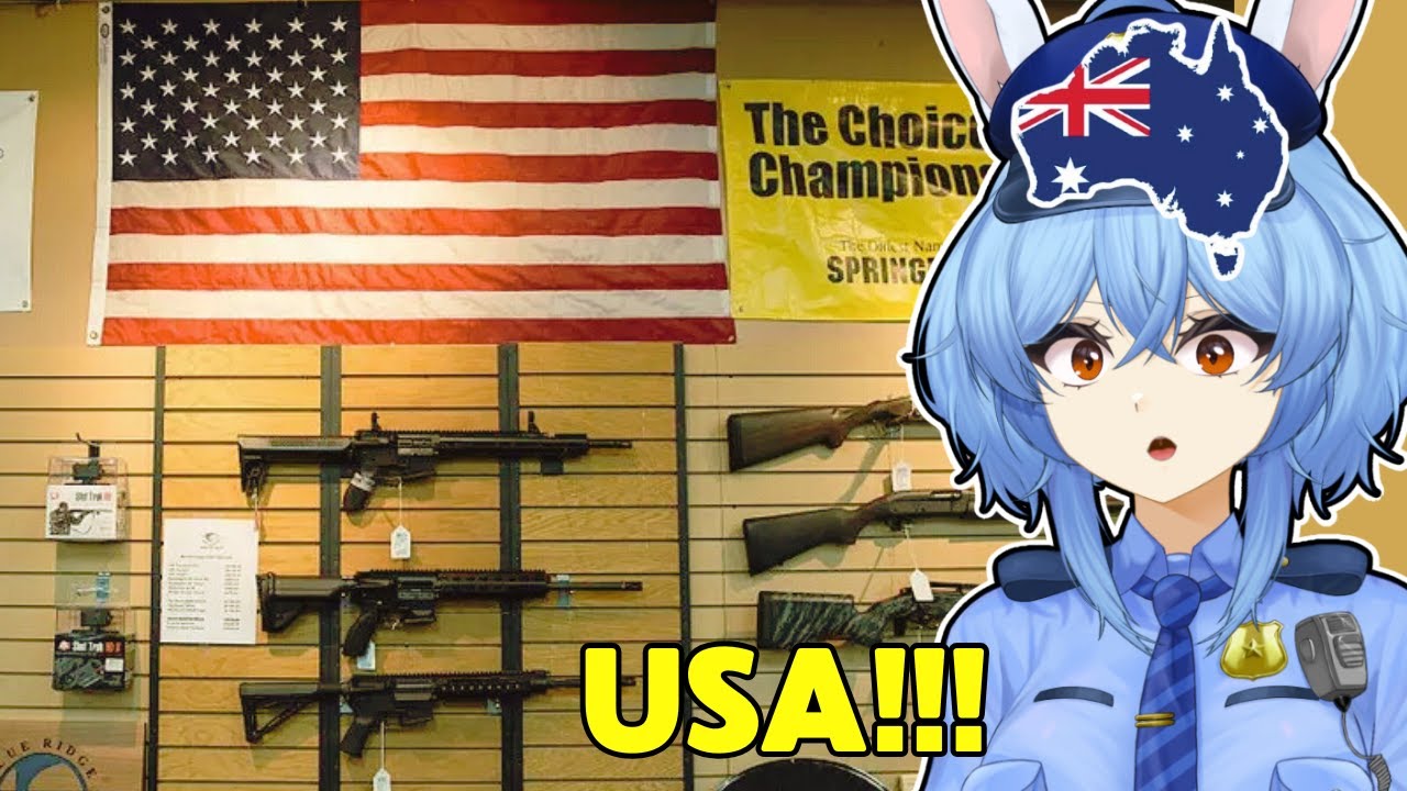 オーストラリアのVTuberがアメリカ旅行でやってはいけないことに対して反応