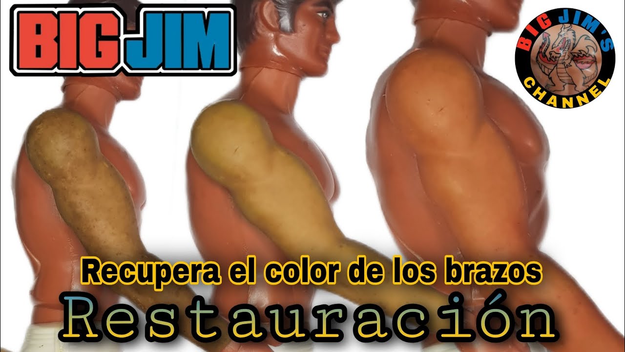 Big Jim - restauración del color de los brazos .