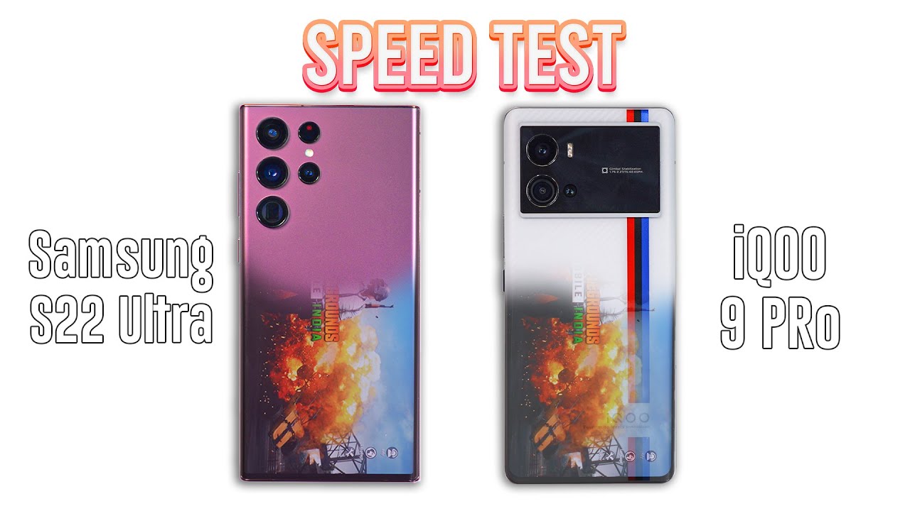 Samsung S22 Ultra Vs iQOO 9 Pro Speed Test 🔥 Konsa Jitega?? 🔥