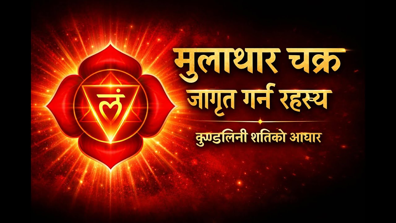 मुलाधार चक्र कसरि जगाउने? | मन्त्र, रङ्ग, फाइदा–बेफाइदा .  कुण्डलिनी शक्तिको आधार