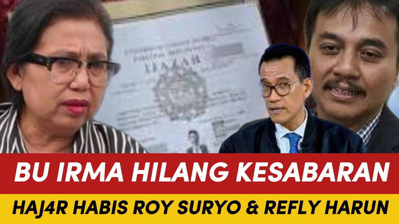 HEBOHH, IRMA SURYANI HAJ4R ROY SURYO & REFLY HARUN! BUAT APA MEREKA D INDONESIA?