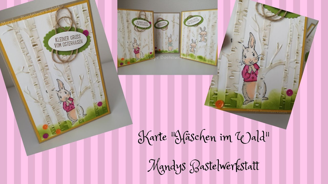 Schnelle Osterkarte mit kleiner Prägetechnik