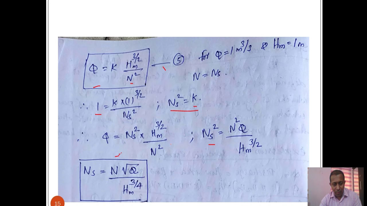 Fluid machinery-centrifugal pump Specific speed, cavitation