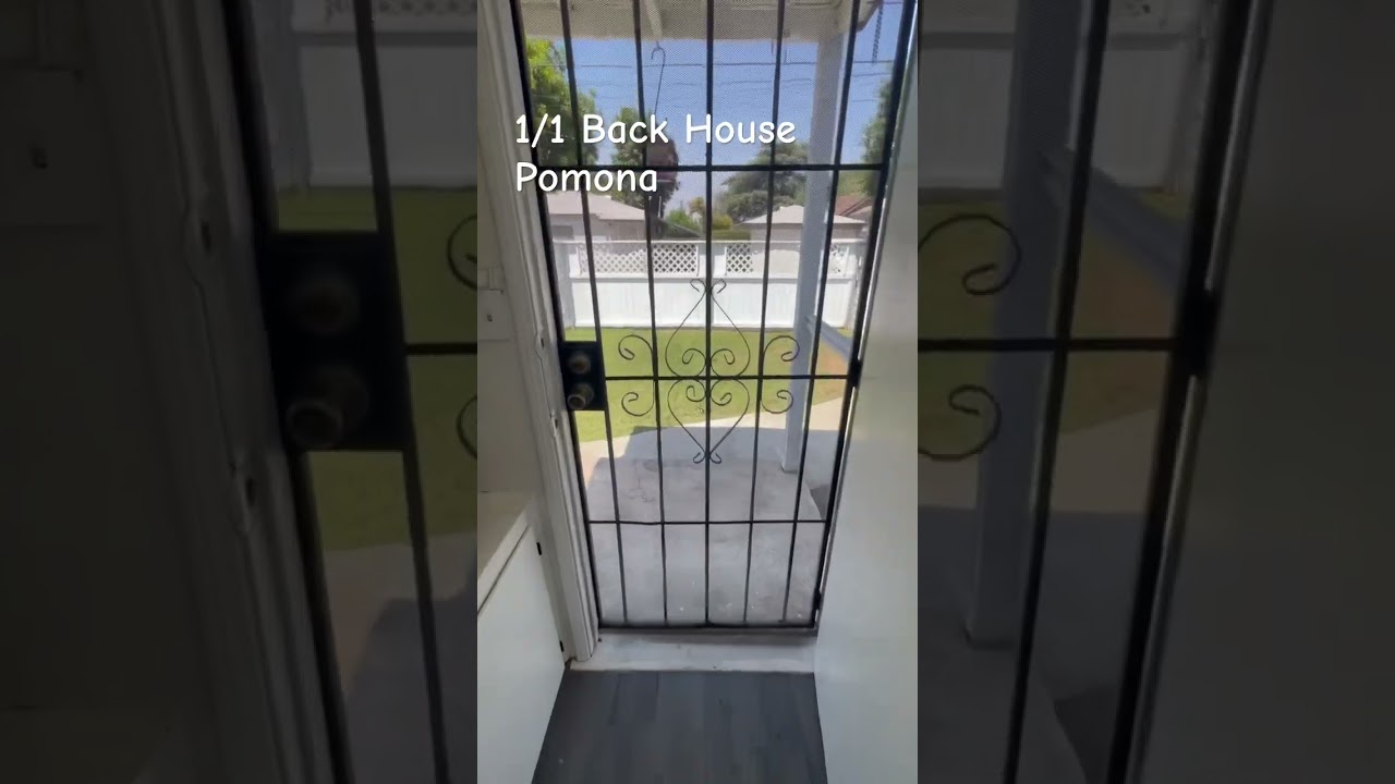 1 bed 1 bath back house for rent in Pomona 
