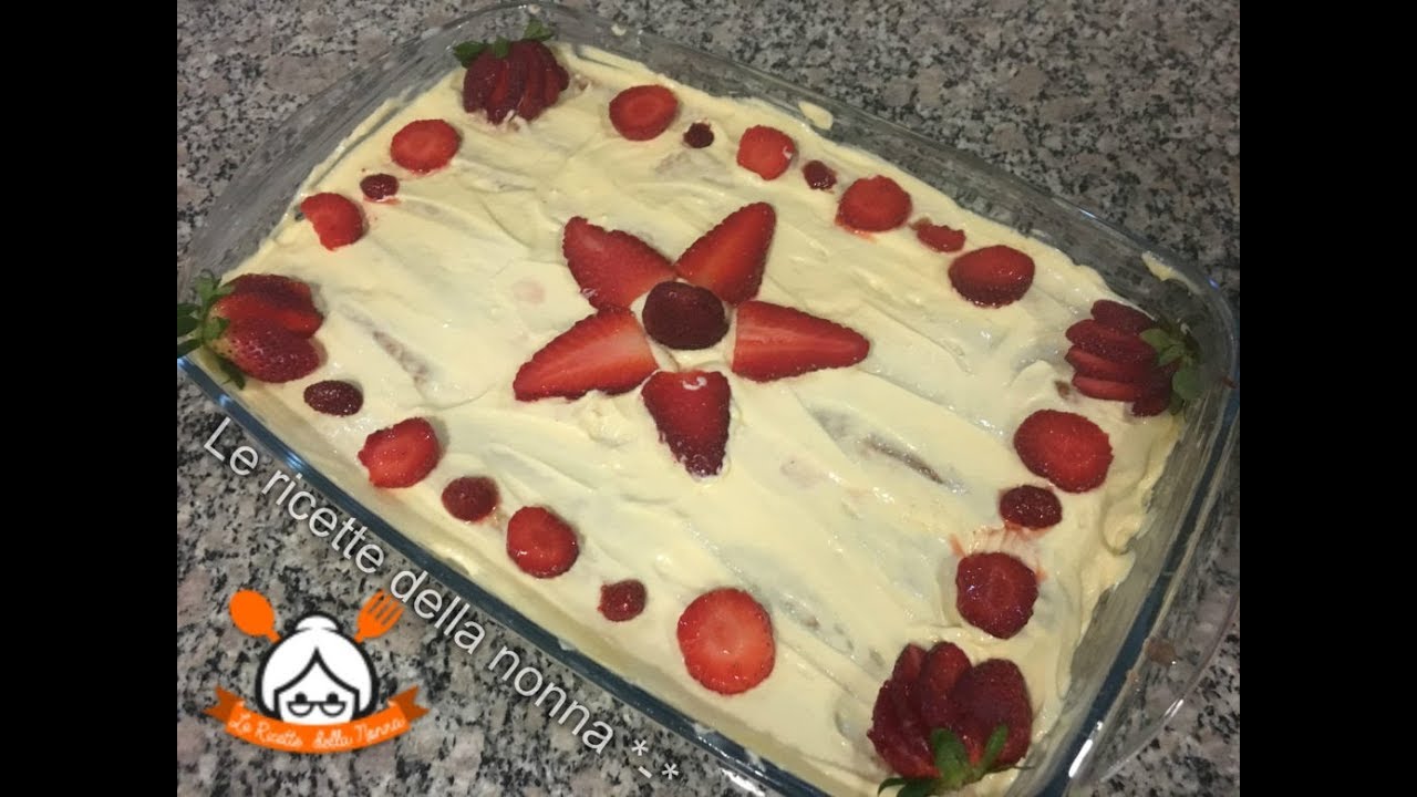 ECCO UNA STRAVOLGENTE VERSIONE DEL TIRAMISU' ALLE FRAGOLE