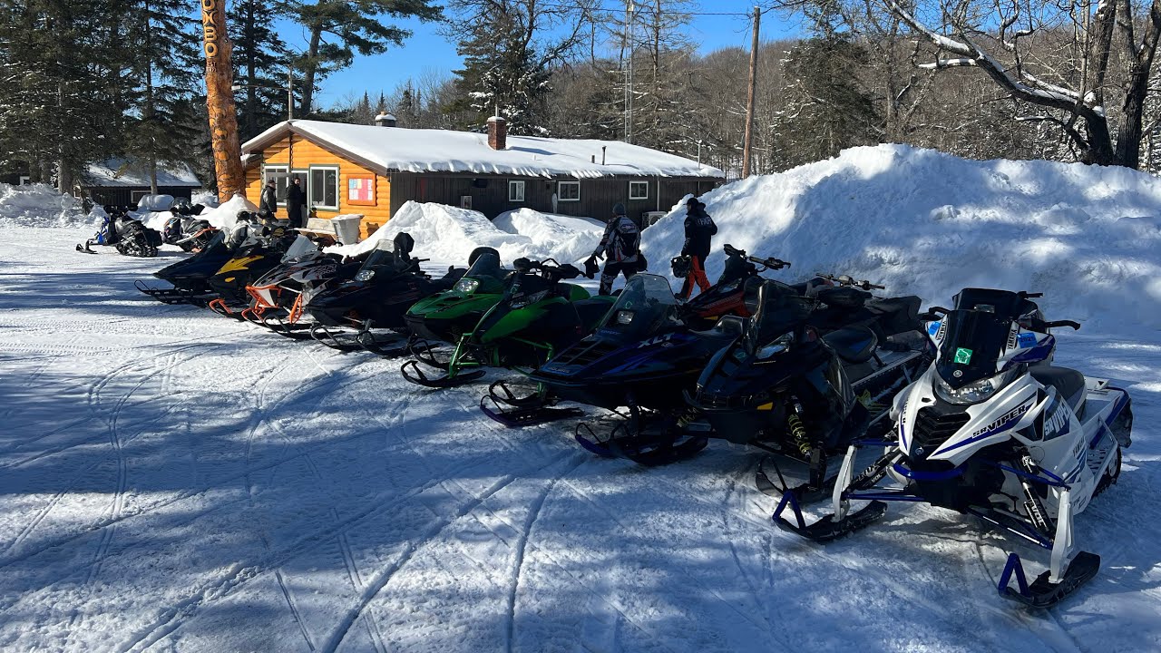 Northern Wisconsin snowmobile trip. NFB 2023