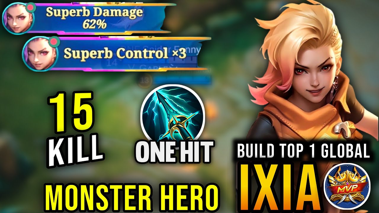 One Hit Build 💥  Ixia Build and Emblem 2025 mlbb