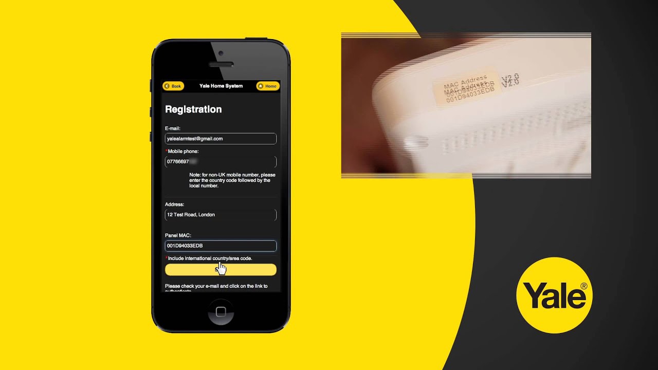 Yale Easy Fit SmartPhone Alarm How To Video
