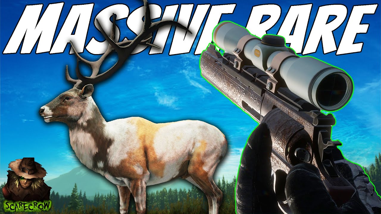 Taking A MASSIVE Piebald Roosevelt Elk With The .454 Revolver! Call of the wild No DLC Episode 11