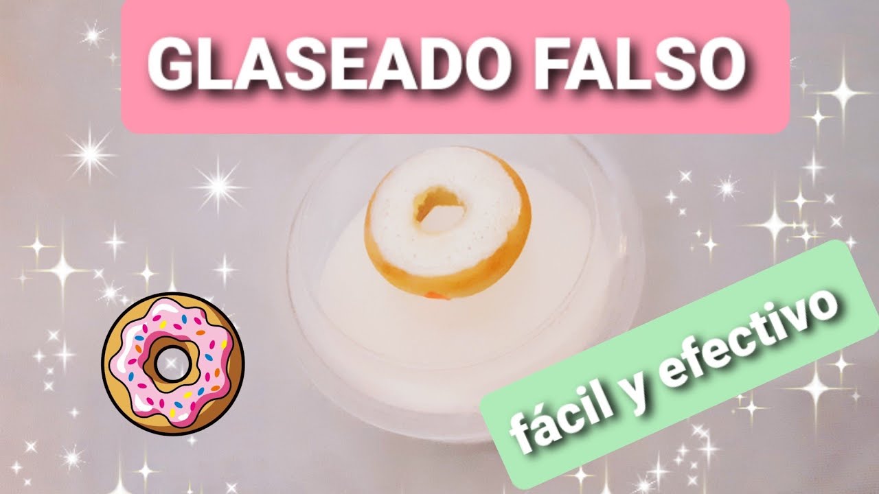 Glaseado Falso para Pasta Flexible o Porcelana Fría