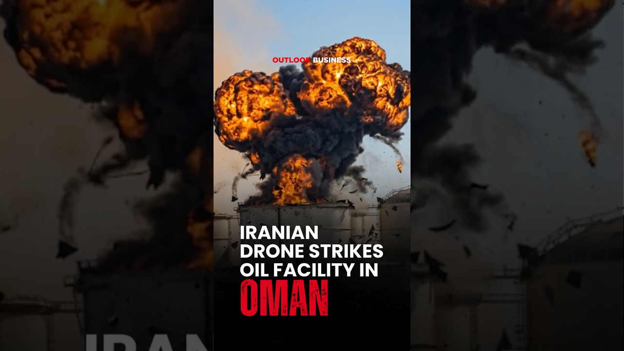 Iranian Shahed-136 Drone Slams Into Salalah Oil Facility In Oman | Israel-US-Iran Conflict