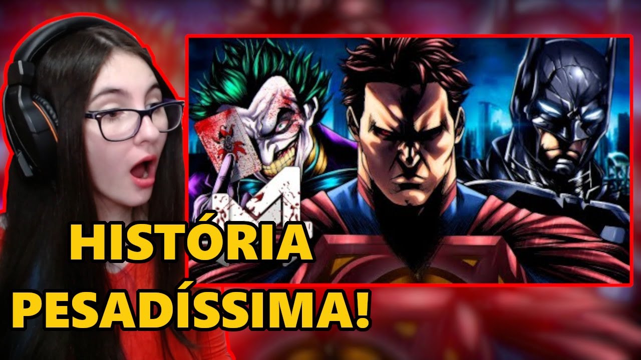 REACT Injustice (DC Comics) - Deuses Entre Nós | M4rkim ft. Basara & AniRap
