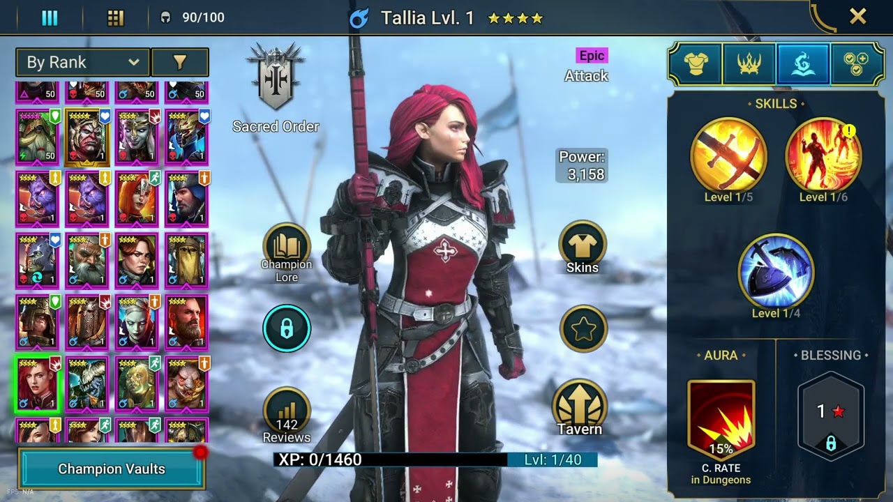 going through my new champs, contemplating my new 6*