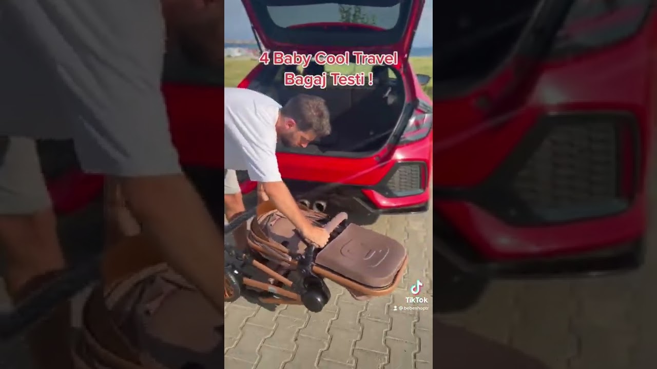 4 baby Cool Travel Bebek Arabası Bagaj Testi ! #bebekarabası #bebekvideo