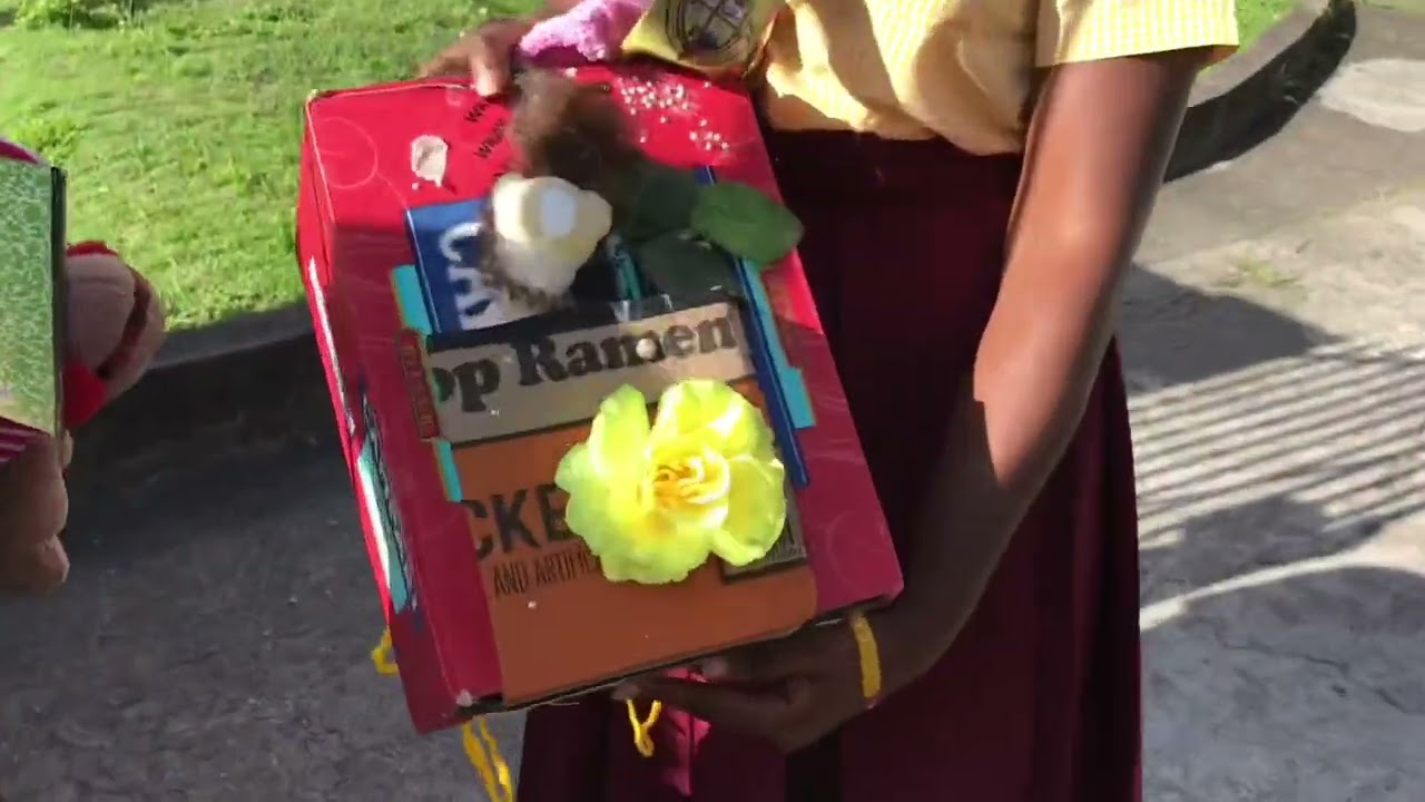 GUESS WHAT? We had “Anything except a bag day at school! 😂💯