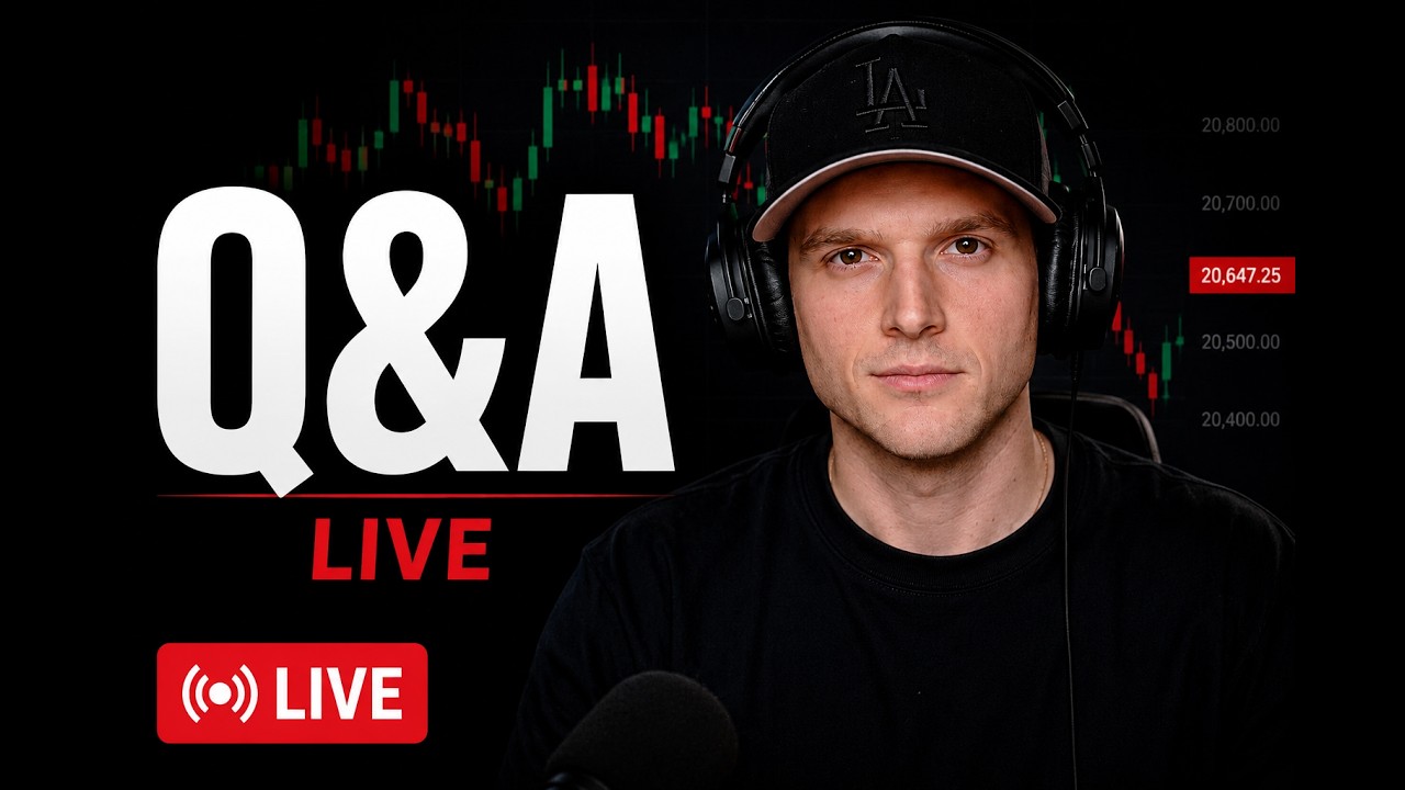 Live Trading Q&A | Pick the brain of a profitable trader of 8years