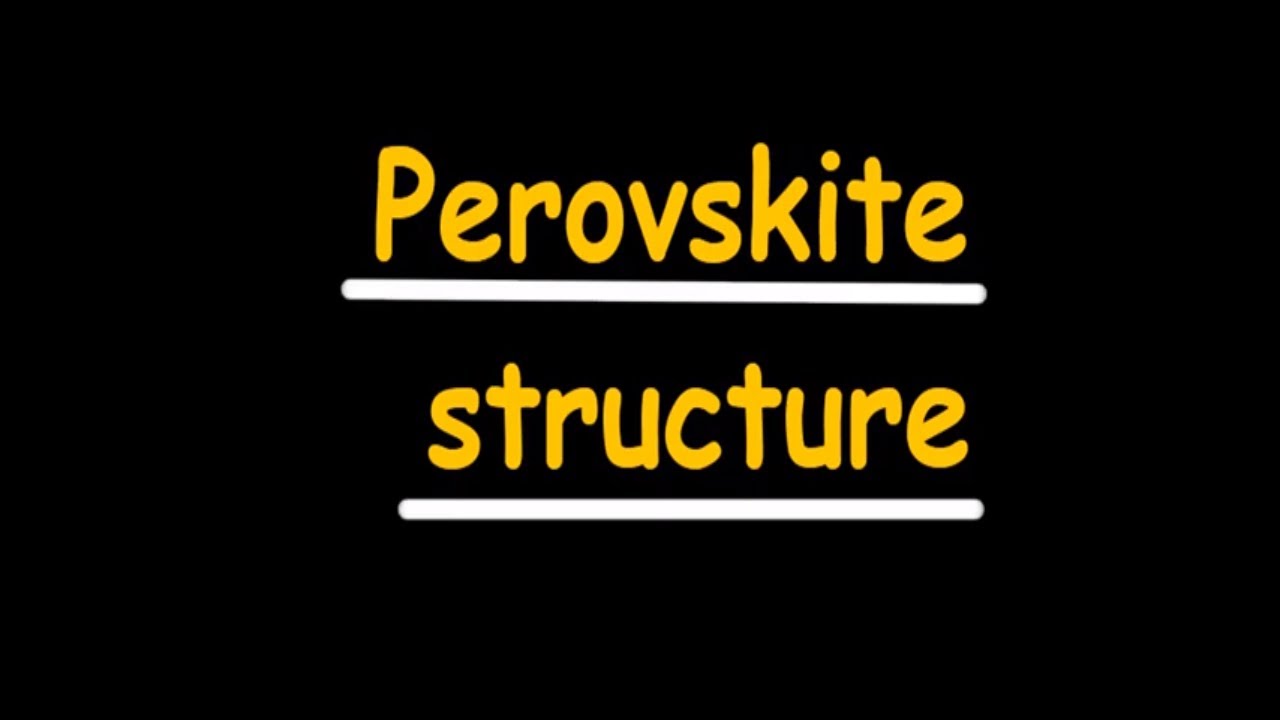 perovskite structure
