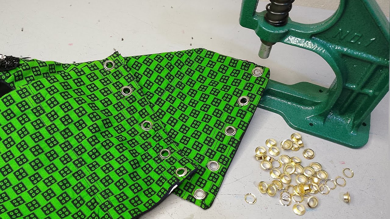 Corset DIY: Easy Guide to Inserting Eyelets Using a Grommet Machine